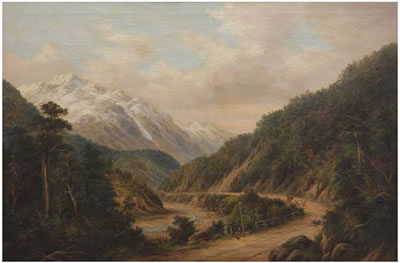 William George Baker : Otira Gorge