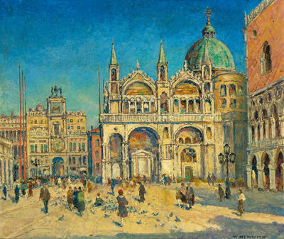 Wilhelm Blanke : Motiv aus Venedig