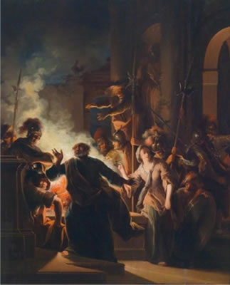 Johann Georg Trautmann : The Denial of St. Peter