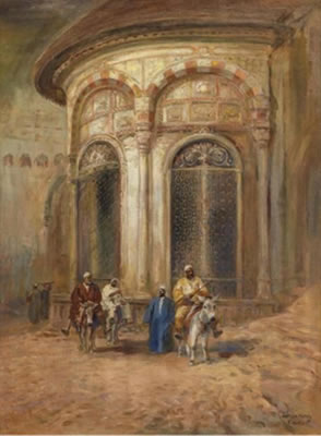 Karoly Cserna : Cairo Scene