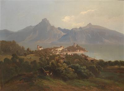 Theodor Freiherr von Ehrmanns : View of Traunkirchen