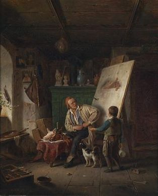 Karl von Enhuber : In the Studio