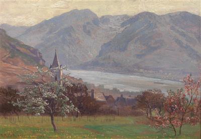 Georg Holub : Scene of Spitz on the Danube