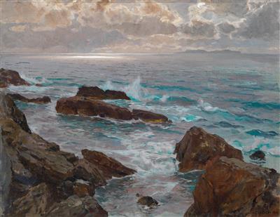 Franz Xaver Hoch : Rocky Coastline