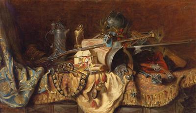 Paul Reiffenstein : Still Life with Various Pieces of Armour