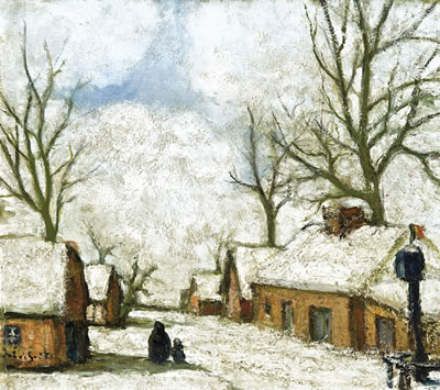 Jacob Smits : EENZAAMHEID - VILLAGE SOUS LA NEIGE