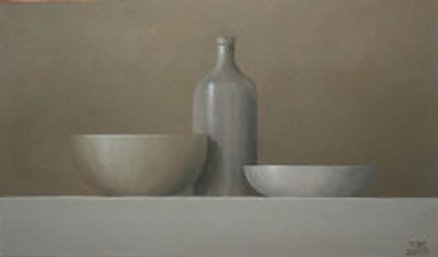 Trudi Mooney : 'Still Life with Grey Cloth'