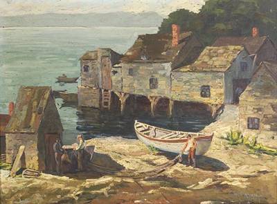 Giragos Der Garabedian : Harbor Scene