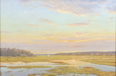 George Bowman : High Tide on the Marshland