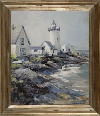 Eleanor Ferri Jones : Sentinals - Nobska Point Light, Woods Hole