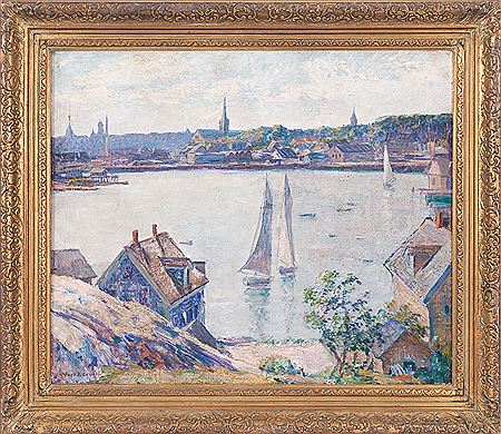 Joel J Levitt : North Shore Harbor Scene