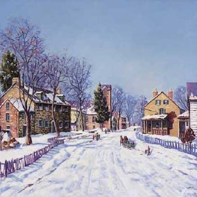 Carol Sirak : Winter Scene