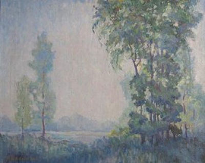 Ernest Albert : LANDSCAPE IN SPRING