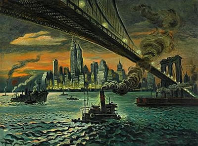 Georges Schreiber : 'BROOKLYN BRIDGE'