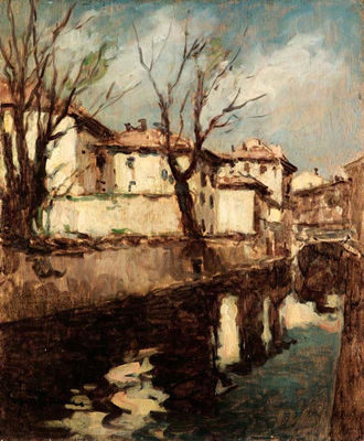 Achille Cattaneo : Sul Naviglio