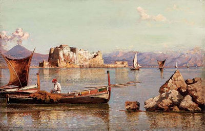 Giuseppe Carelli : Castel dell'Ovo