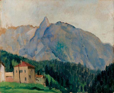 Virgilio Guidi : Paesaggio montano