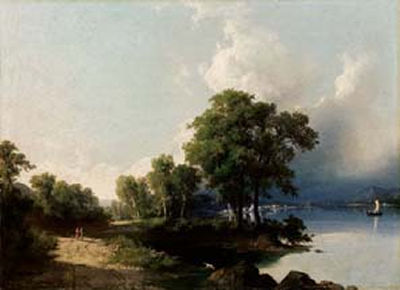 Giuseppe Camino : Lago d'Azeglio(Lago Viverone)