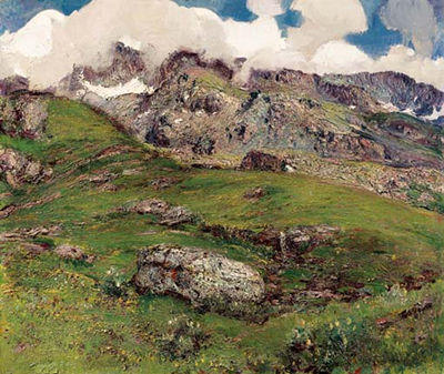 Andrea Tavernier : Paesaggio montano