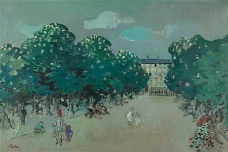 Paul Strecker : Jardin du Luxembourg