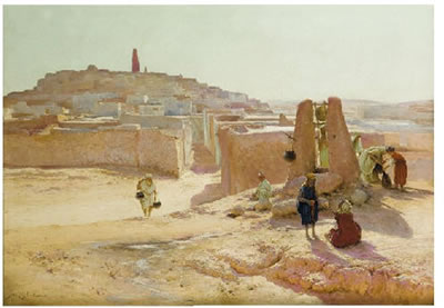 Albert-Gabriel Rigolot : Le puits à Ghardaïa