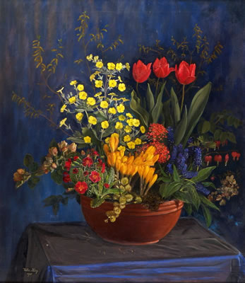 Walter Kung : Blumenstillleben