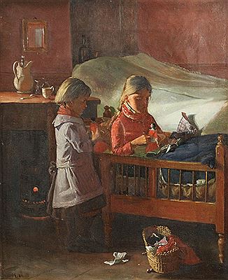 Hans Andreas Hessellund : Opening the presents