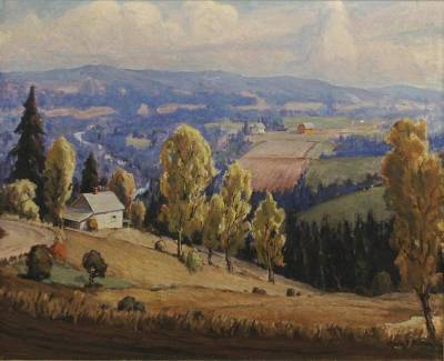 Cyrus James Fulton : Hill Farm Near Euguene, Oregon