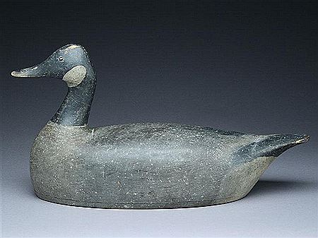 Phineas Reeves : Rare hollow carved Canada goose