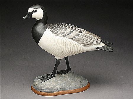 Robert Kerr : Very rare, possibly one of a kind, full size standing, barnacle goose