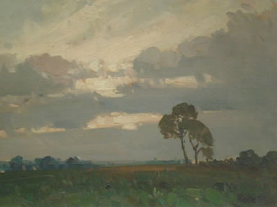 Herbert Rollett : Lincolnshire landscape