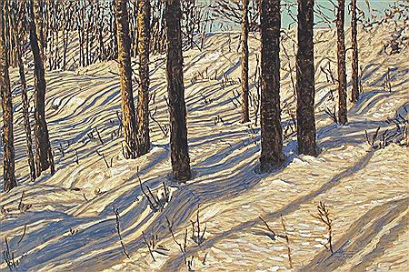 Herbert Sellin : POPLARS IN THE SNOW #2; 1981