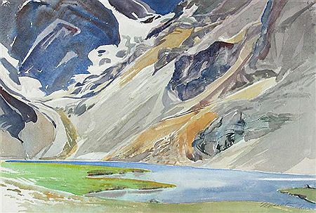 Janet Holly Blench Middleton : ALPINE LAKE; 1977