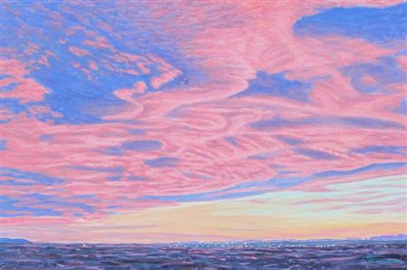 Herbert Sellin : ALBERTA DUSTY ROSE SUNSET; 2008