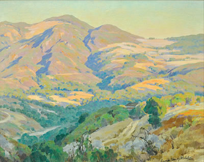 George Henry Melcher : Sunset Over Topango Canyon