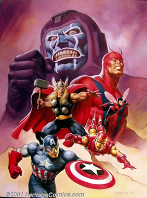 Alex Horley : Avengers Litho Art (Marvel, 2000)