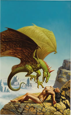 Rowena Morrill : King Dragon Cover