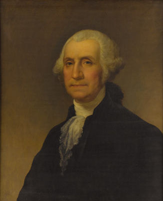 James Lambdin : Portrait of George Washington (after Gilbert Stuart)