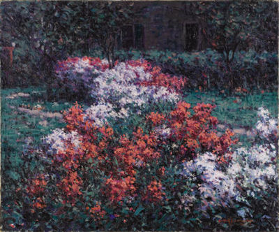 Hugh Henry Breckenridge : The Phlox Garden