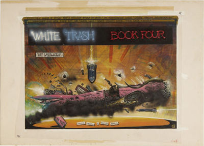 Martin Emond : WHITE TRASH BOOK FOUR, SPLASH PAGE 3