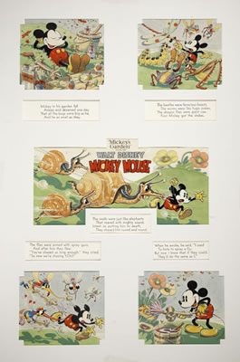 Tom Wood : Mickey's Garden Illustration