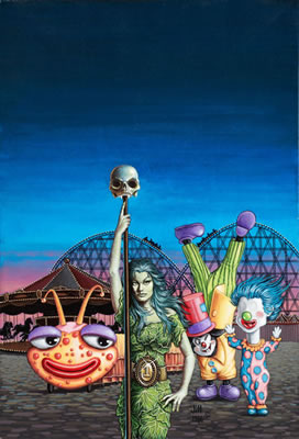 Jill Bauman : Deathmatch in Disneyland, Magazine of Fantasy and Science Fiction cover