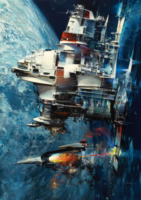 John Conrad Berkey : Lightship, Portal Publication poster