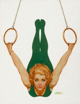 Joseph Farrelly : Pin-Up on Gymnastic Rings