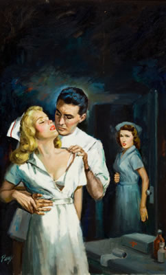 Julian Paul : Hospital Doctor, paperback cover, 1952