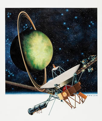 Howard Bertram Koslow : Space Exploration-Uranus Voyager II