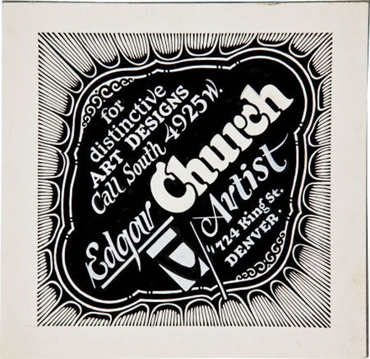 Edgar Church : From Auction Records