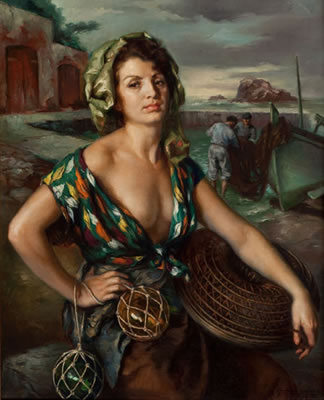 Francisco Ribera : La Pescadora