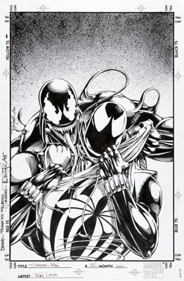 Tom Lyle : Spider-Man #52 Cover Original Art (Marvel, 1994)