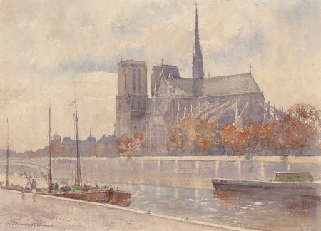 Florence Vincent Robinson : Notre Dame, Paris, 1912